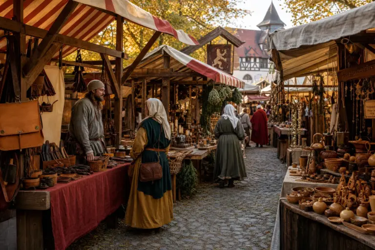 Historische Händlermeile beim Spektakulum